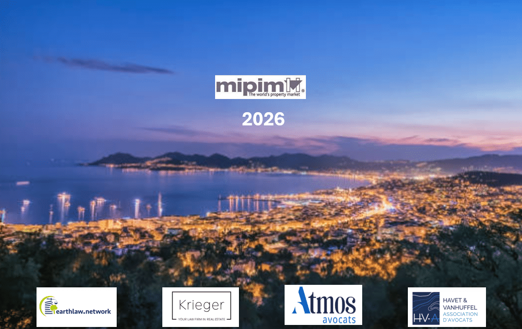 earthlaw.network will be present at MIPIM from March 9 to 13, 2026!